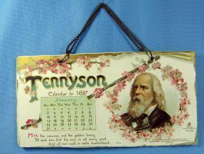 vintage BYRON Calendar for 1897 - Tuck #1884 - Different Scenes & Verse on Each Panel - Victorian Paper