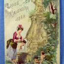 old vintage REWARD OF MERIT - 1903 Teachers Greeting Card to Student - Victorian Embossed paper