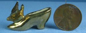 Miniature pair Shoes - Vintage Porcelain Mini