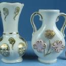 Mini Pair of Miniature Vases - Vintage Porcelain Mini