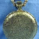 old Swiss Made 17 jewel Pocket Watch - Hunt Scene DOG & DUCK Vintage Jewelry