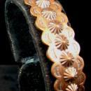 old vintage Copper Bangle Cuff Bracelet - Native American Indian Ethnographic Jewelry