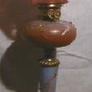 Thomas Webb Experimental Burmese Banquet Lamp