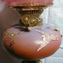 Thomas Webb Experimental Burmese Banquet Lamp