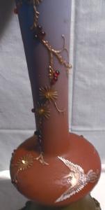 Thomas Webb Experimental Burmese Banquet Lamp