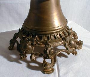 Thomas Webb Experimental Burmese Banquet Lamp