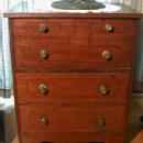 Lift Top Blanket Chest of Drawers - Blanket Chest - Antique Primitive Furniture