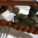 Merklen Parlor Table Griffith Ball & Claw Feet - Antique Victorian Furniture
