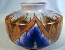 Chameleon Ware Art Pottery Blue - George Clews
