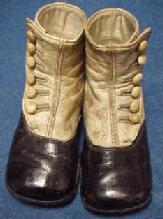 Child's Two Tone Shoes - Vintage - Miscellaneous
