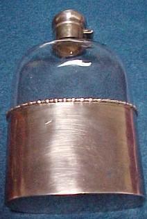FLASK Sterling Glass Drinking Bottle - Silver