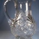 Cut Glass Lead Crystal Pitcher - Vintage