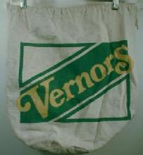 VERNORS Ginger Ale Soft Drink DUFFLE BAG - Vintage Soft Drink Advertising Premium