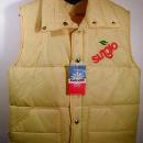 SUNGLO Juice Advertising Vest - New with Tag ~ 100% Polyester Fiberfill XL - Vintage Advertising Premium NEW unused