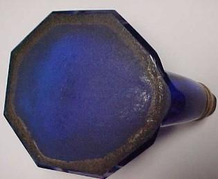TEAKETTLE COBALT INKWELL with Lid - Glass
