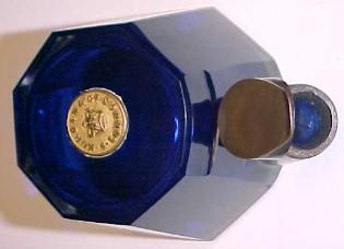 TEAKETTLE COBALT INKWELL with Lid - Glass