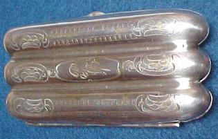Pocket Cigar Holder - Nickle Silver - Silver