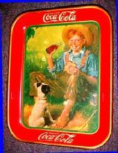 COCA-COLA 1931 TRAY - Advertising