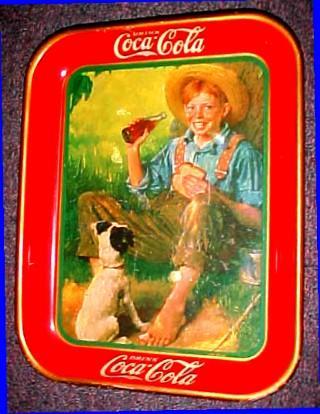 COCA-COLA 1931 TRAY - Advertising