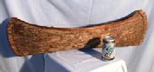 Native American Indian Elm Bark Canoe - HUGE Oversize Vintage Ethnographic