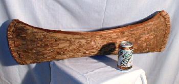 Native American Indian Elm Bark Canoe - HUGE Oversize Vintage Ethnographic
