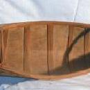 Native American Indian Elm Bark Canoe - HUGE Oversize Vintage Ethnographic