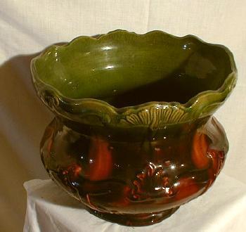 Art Pottery Jardinière Ornamental Pot ~ Weller Brush Huge