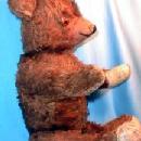 retro Old Antique Jointed Growler TEDDY BEAR - Vintage Mohair toy Bear