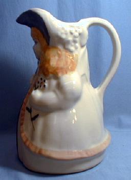Shawnee Pottery BO PEEP Pitcher - Vintage Pottery Pitcher