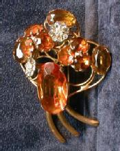 Designer Fred Block FUR CLIP - One of A Kind AWESOME Vintage Estate Jewlery-