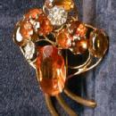 Designer Fred Block FUR CLIP - One of A Kind AWESOME Vintage Estate Jewlery-