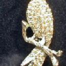 Jewelry Tropical Bird Brooch - Vintage Rhinestone Pin- Custome Jewelry
