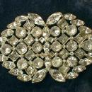 Jewelry HUGE vintage Rhinestone Brooch - Size Does Matter -