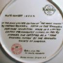 Norman Rockwell Plate THE MUSIC MAKER Limited Edition Porcelain Plate