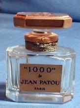 French Baccarat 1000 de Jean Patou Perfume - Vintage Glass Parfum Bottle