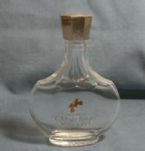 French Lalique Bottle Nina Ricci L'AIR de TEMPS Eau de PArfum - Vintage Glass Mini Perfume Bottle