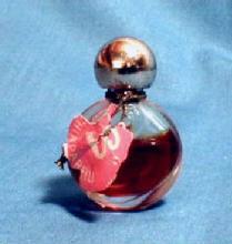 SCHIAPARELLI Mini S Perfume Glass Bottle - Vintage Parfum Bottle