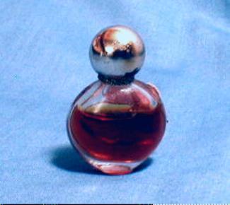 SCHIAPARELLI Mini S Perfume Glass Bottle - Vintage Parfum Bottle