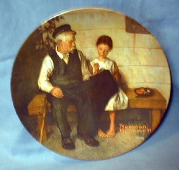 Limited Norman Rockwell THE LIGHT KEEPERS DAUGHTER - Limited Edition Collector Plate