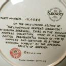 Limited Norman Rockwell THE LIGHT KEEPERS DAUGHTER - Limited Edition Collector Plate