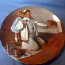 Limited Norman Rockwell THE PAINTER Limited Edition Porcelain Plate