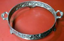 vintage Silverplate Pedestal or Server Ring - Footed Frame for Serving Vessel