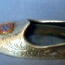 vintage Danish Silver Souvenir Ashtray - tobacciana