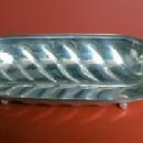 vintage Einglish Silver Mfg Footed Oval Serving Bowl