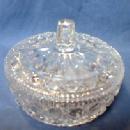 Pressed Glass Covered Candy Dish