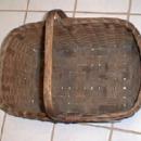 old vintage Native American Indian Splint Basket - ethnographic