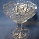 Pressed Glass Compote or Pedestal Bowl