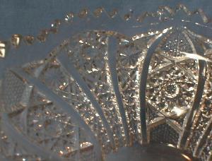 Pressed Glass Compote or Pedestal Bowl