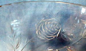 Cut Glass Ice Bucket - Vintage