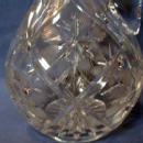 Cut Glass Cruet Pitcher - Lead Crystal Jug